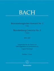 Brandenburg Concerto No. 2 Orchestra Scores/Parts sheet music cover Thumbnail